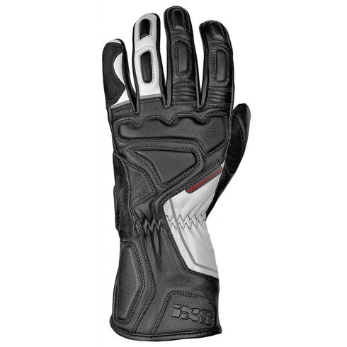 IXS Tiga Manusi Piele Negru-Alb